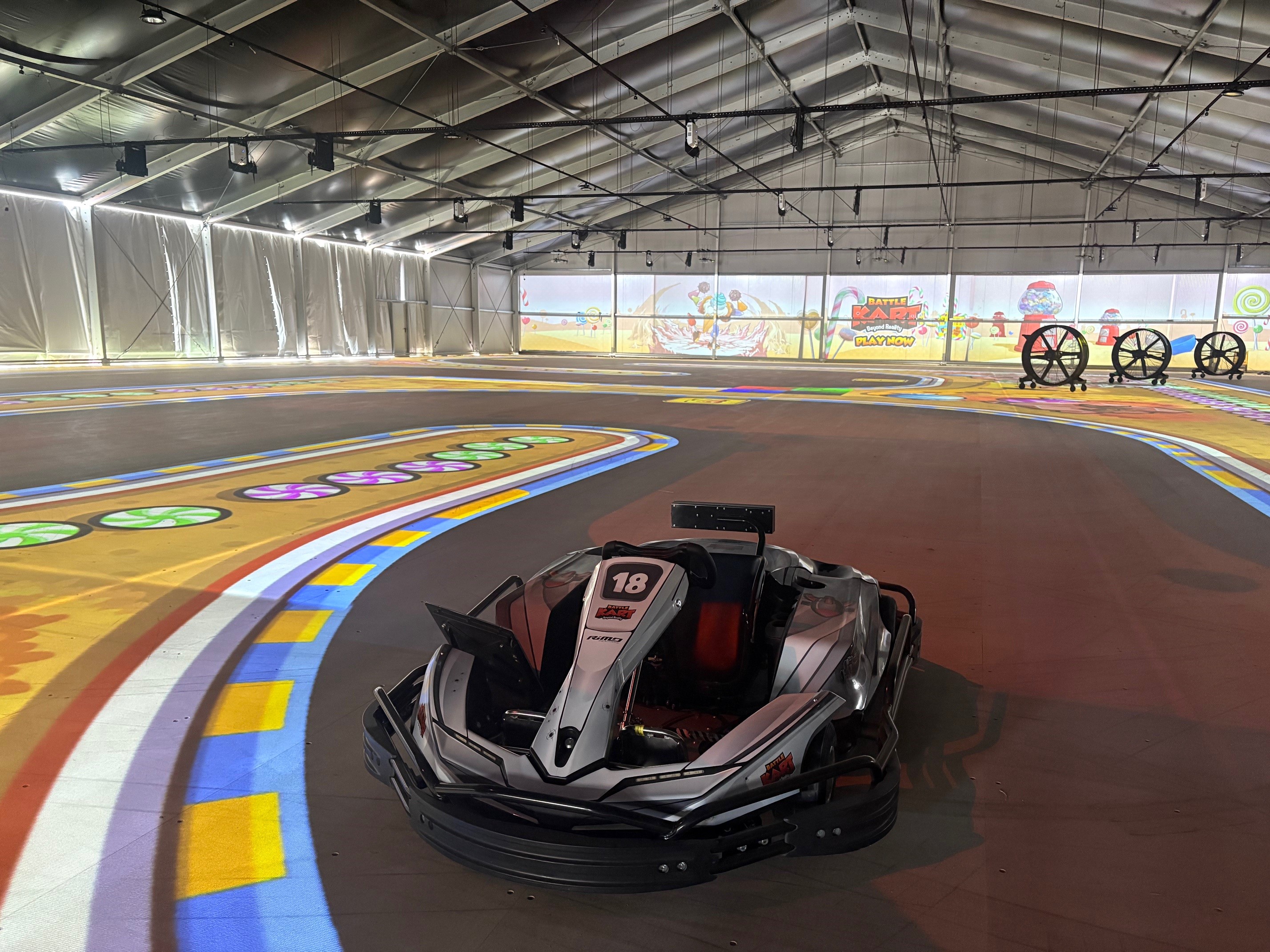 Rapid Modular Warehouse for Indoor Karting Arena - HTS TENTIQ